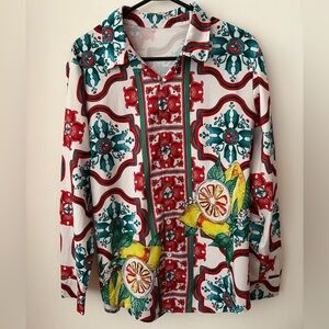 Women’s Motif blouse taille M/L